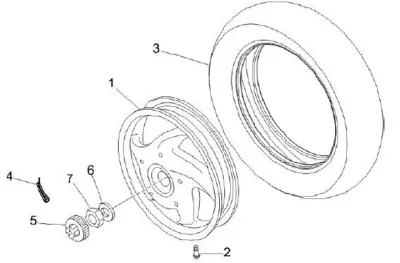 Rear wheel