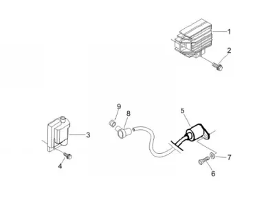 Regulator - control device - high tension coil