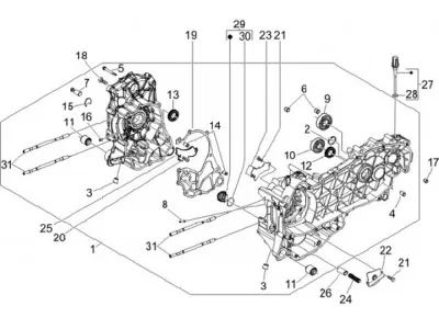 Engine casing