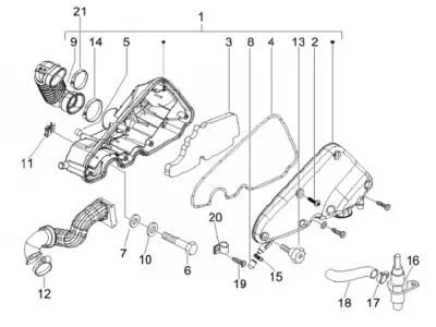 Air intake filter