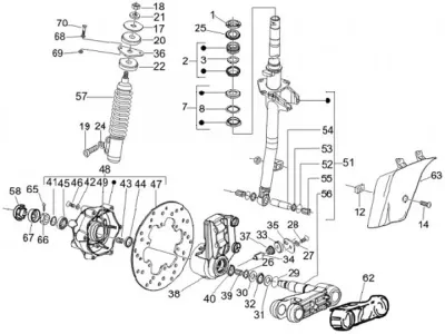 Fork - steering set