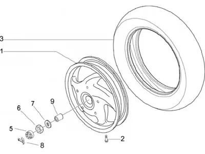 Rear wheel