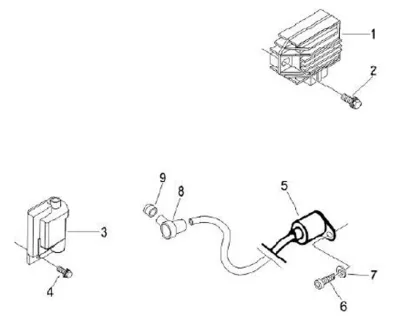 Regulator - ignition coil