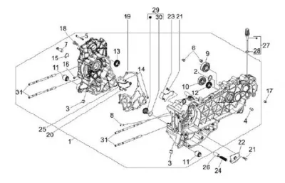 Engine casing
