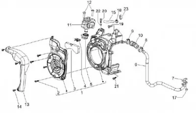 Secondary air filter