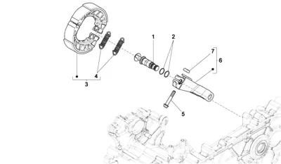 Rear brake shoes