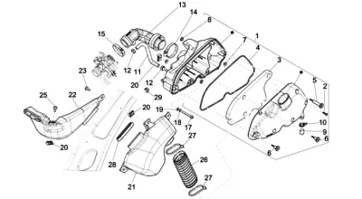 Air intake filter