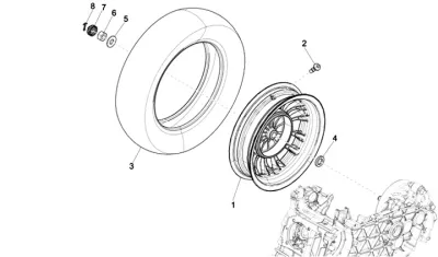 Rear wheel
