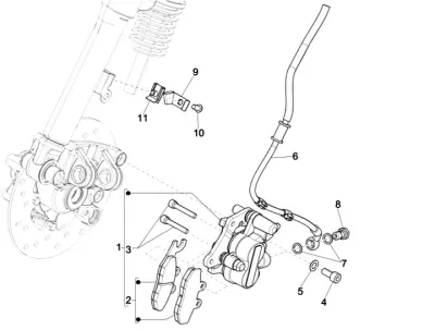 Front brake system