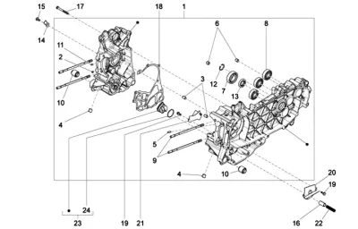 Engine casing