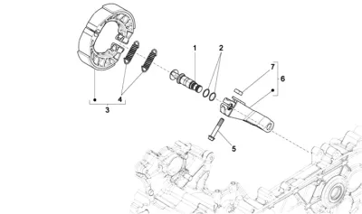 Rear pulley - clutch