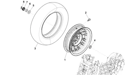 Rear wheel