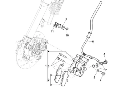Front brake system