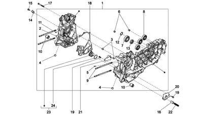 Engine casing
