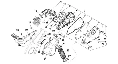 Air intake filter