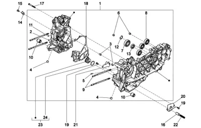 Engine casing