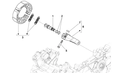 Rear brake shoes