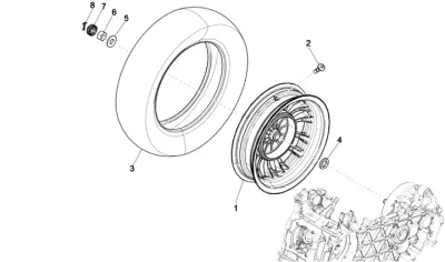 Rear wheel