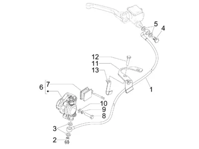 Front brake system