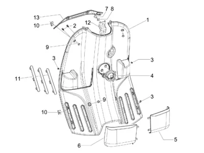 Legshield inner