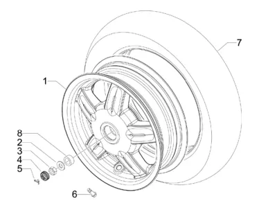 Rear wheel