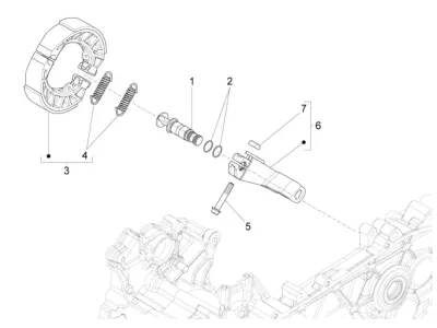 Rear brake system