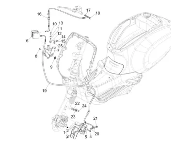 Front brake system