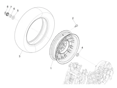Rear wheel