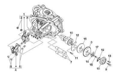 Fixation bras oscillant