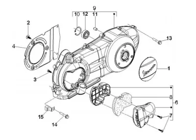 Couvercle carter moteur