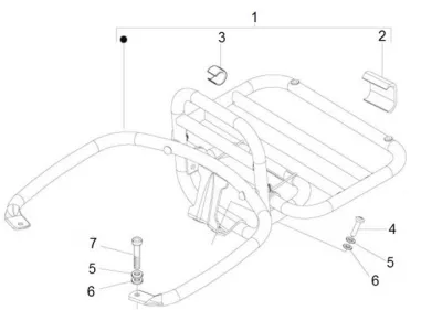 Rear rack