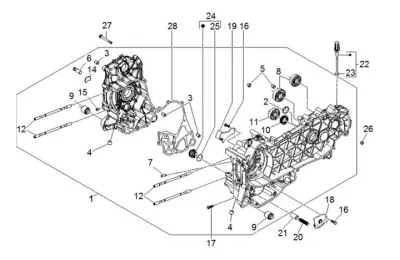 Engine casing