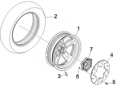 Rear wheel