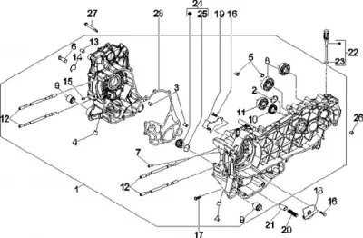 Engine casing