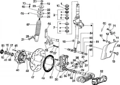Fork - steering set