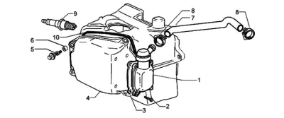 Tapa deflector cilindro