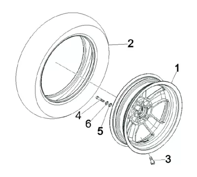 Ruota anteriore