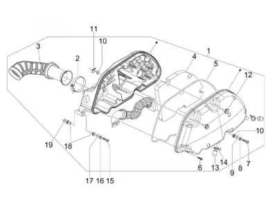 Air intake filter