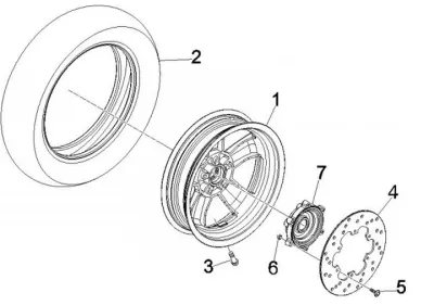 Rear wheel