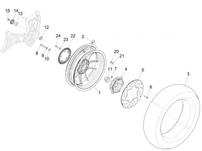 Rear wheel