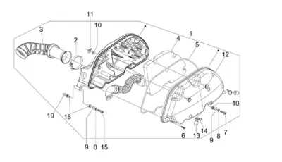 Air intake filter