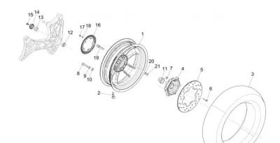 Rear wheel