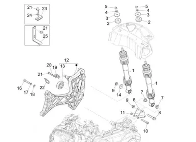 Rear shock absorber