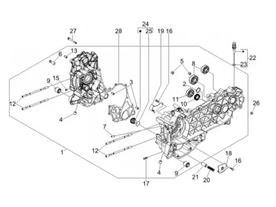 Carcasa de motor