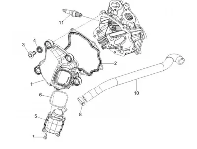 Tapa deflector cilindro