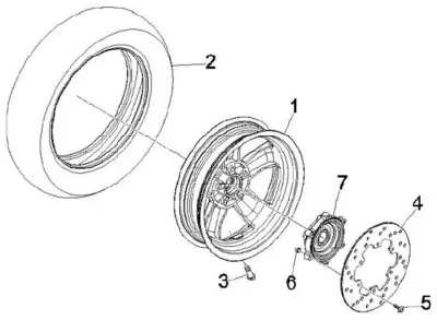 Rear wheel