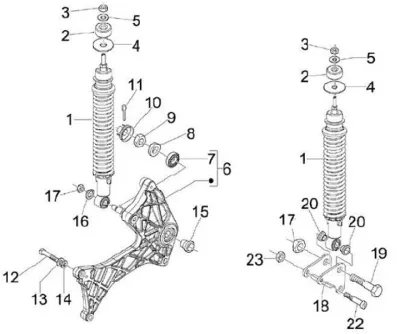 Rear shock absorber