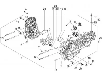 Engine casing