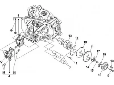 Rocker arm - camshaft