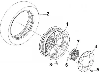 Rear wheel